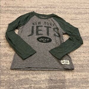 NFL New York Jets Long Sleeve Tee Green and Gray- super soft